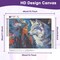 Wolf Diamond Painting Kits for Adults, Indian Woman & Wolf Diamond Art Kits for Adults Beginner, DIY Diamond Dots Paint by Diamonds Art and Crafts for Hobbies, Gifts, Home Art Decor 12x16 inch